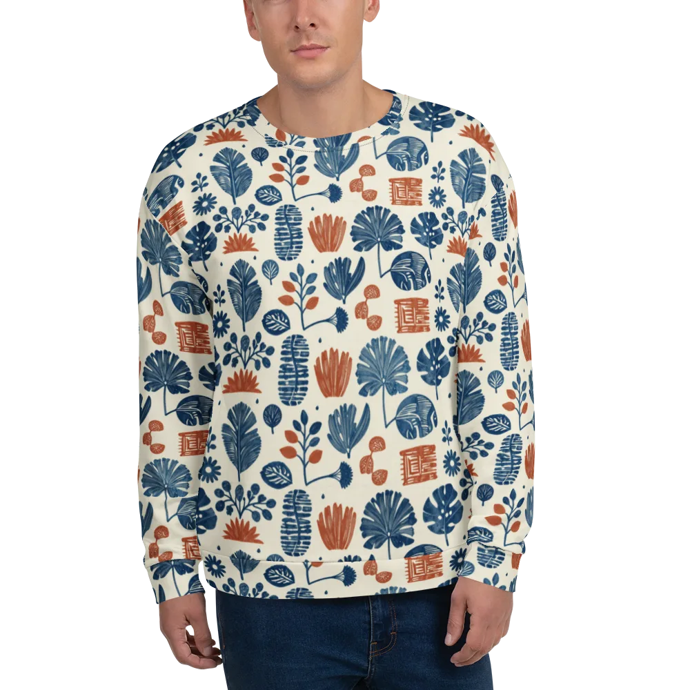 Terracotta Tides on Sweatshirt — Front