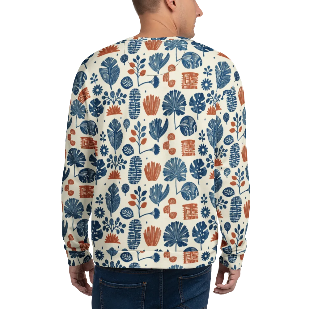 Terracotta Tides on Sweatshirt — Back