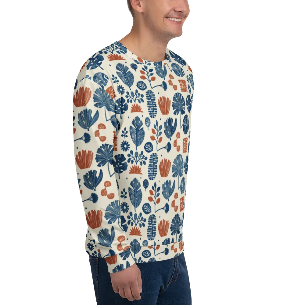 Terracotta Tides on Sweatshirt — Right Front