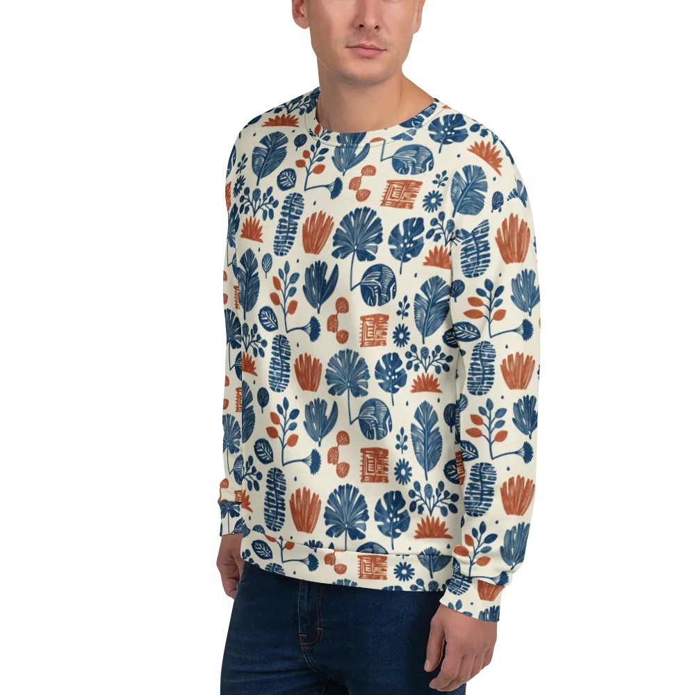 Terracotta Tides on Sweatshirt — Left Front