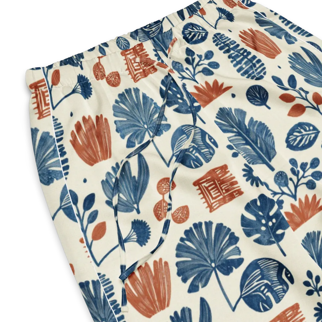 Terracotta Tides on Women's Pajama Pants — Product details