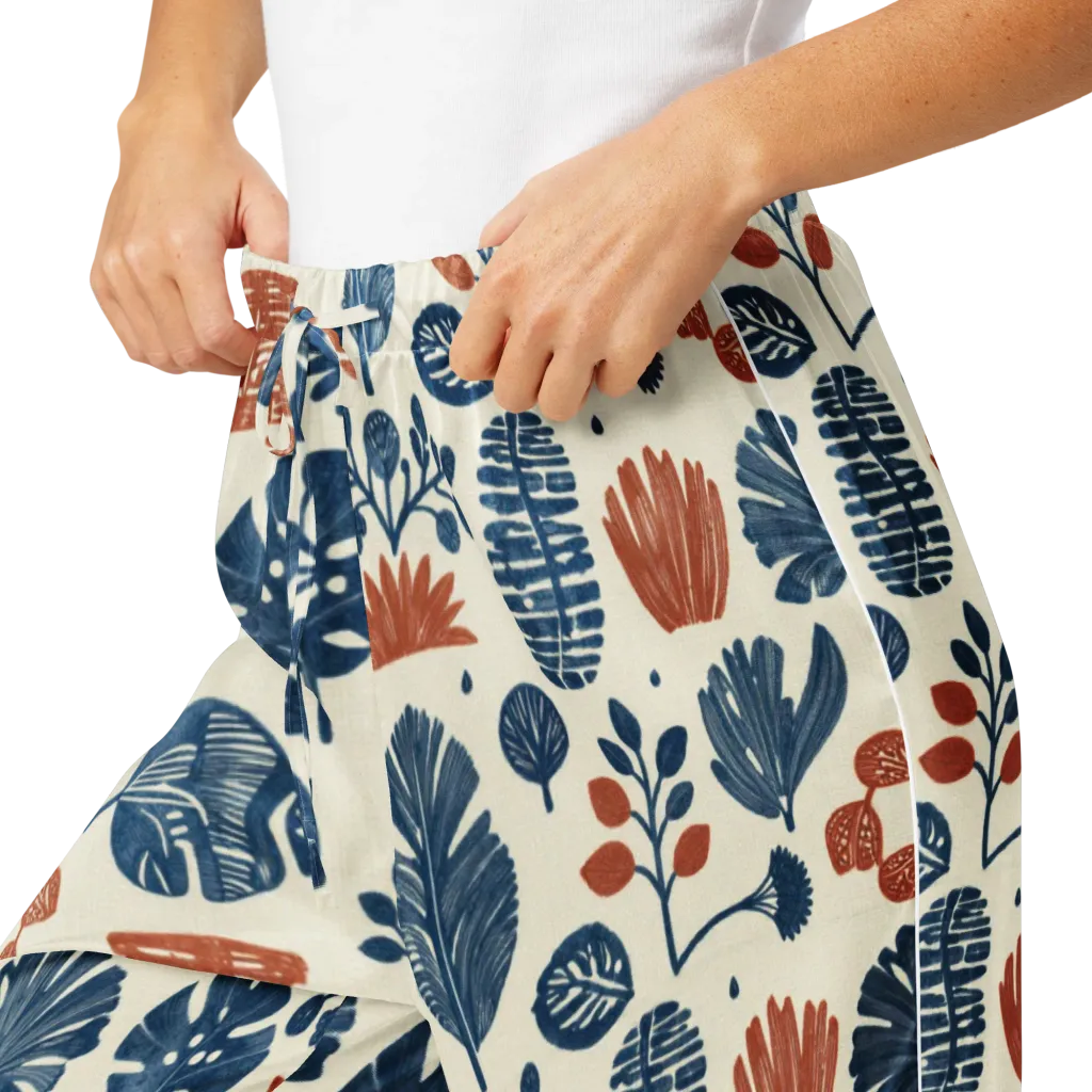 Terracotta Tides on Women's Pajama Pants — Product details