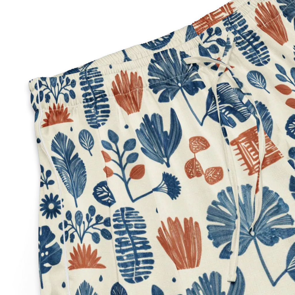 Terracotta Tides on Women's Pajama Shorts — Product details
