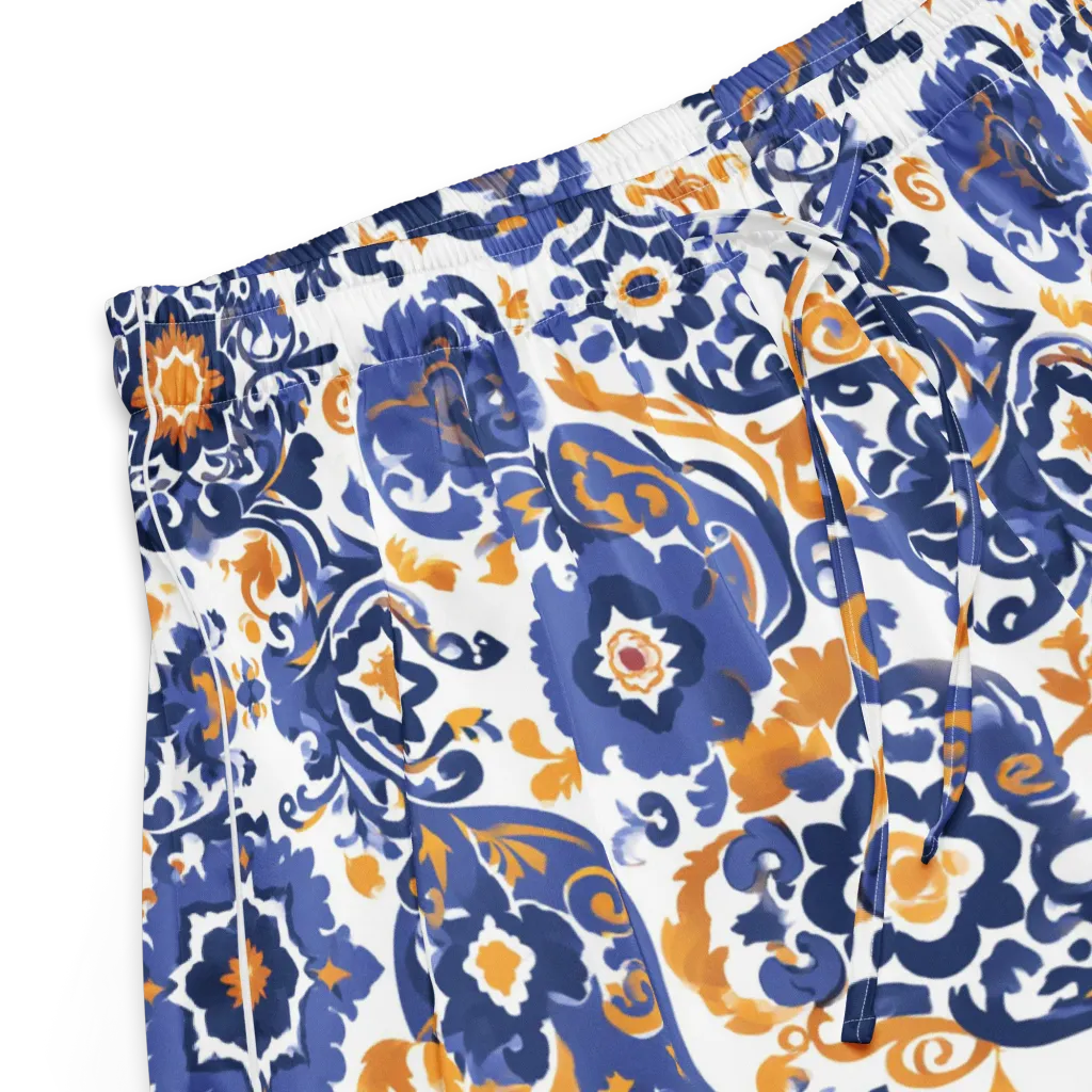 Indigo Gilded Garden on Women's Pajama Shorts — Product details