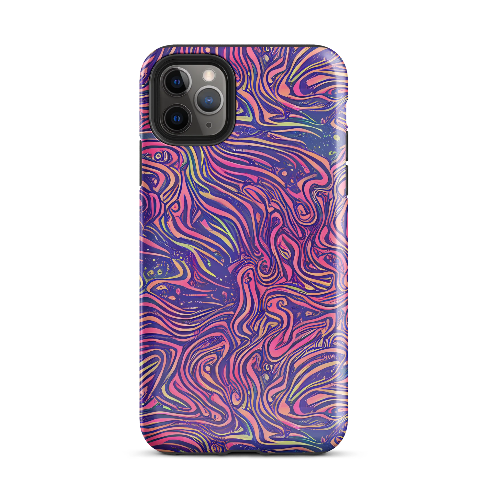 Electric Paisley on Tough Case for iPhone® — Front