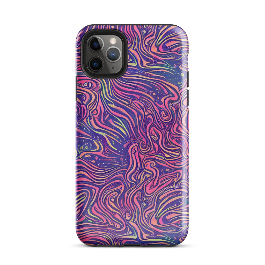 Electric Paisley on Tough Case for iPhone® — Front