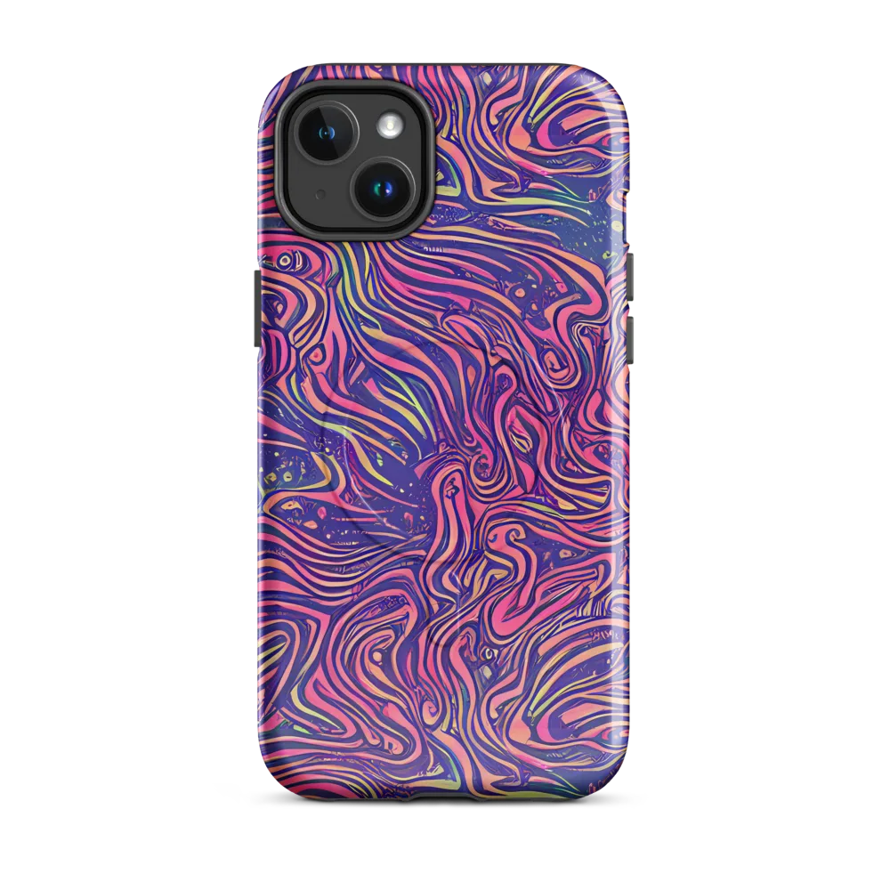 Electric Paisley on MagSafe Tough Case for iPhone® — Front