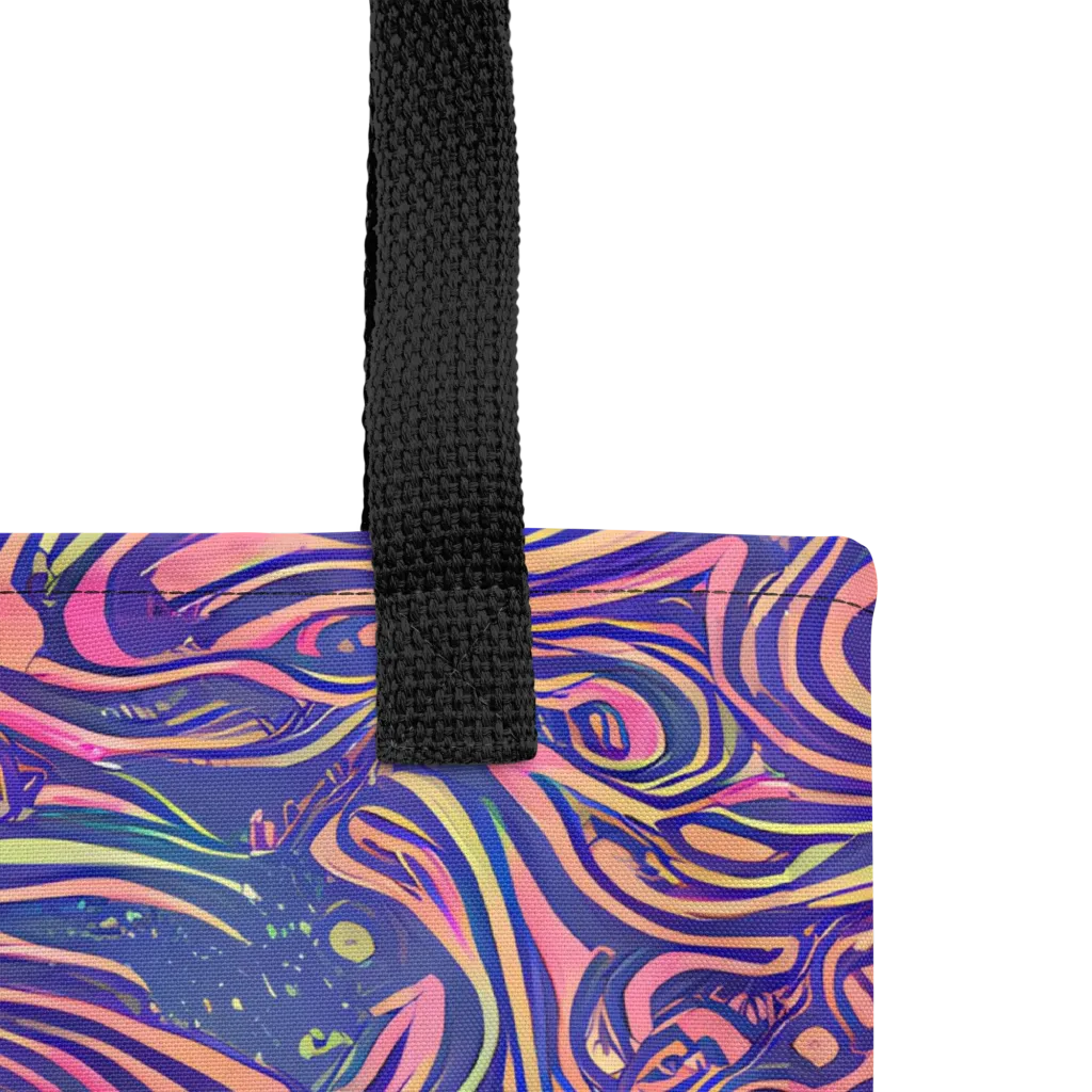 Electric Paisley on Tote Bag — Product details