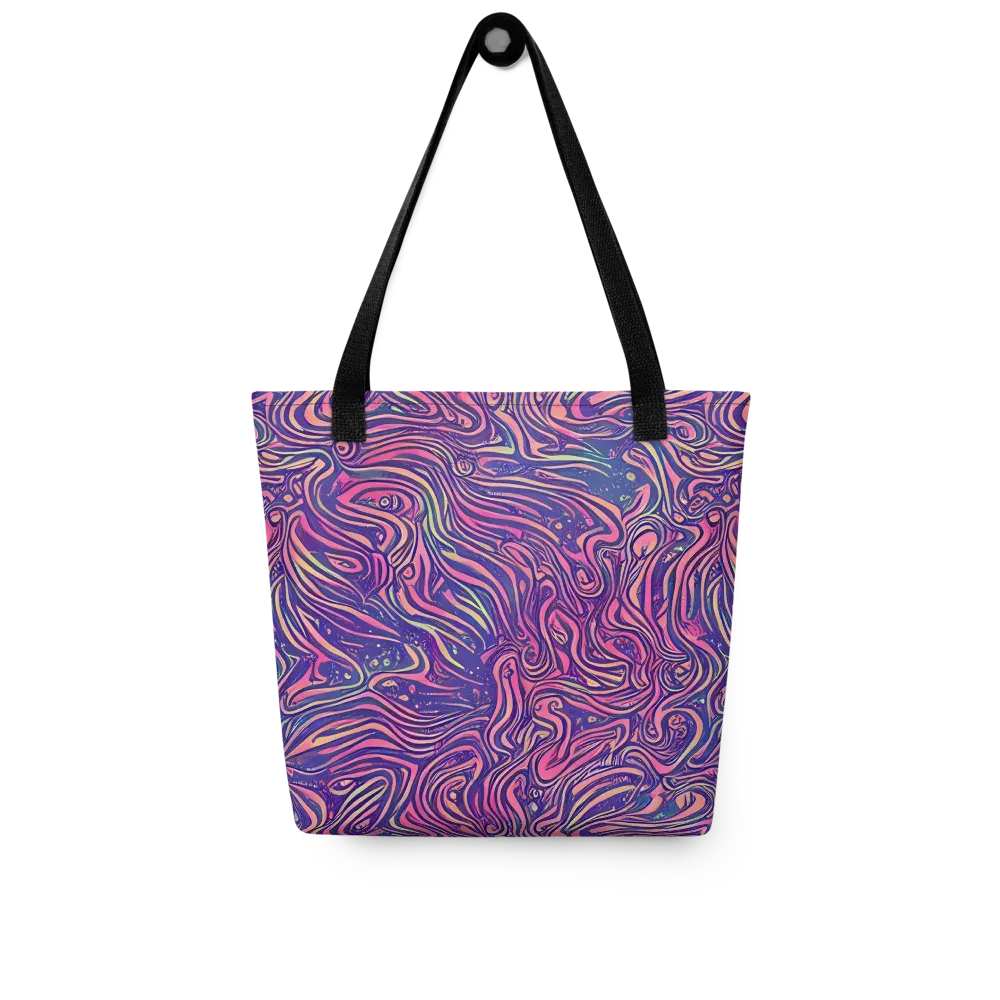 Electric Paisley on Tote Bag — Front