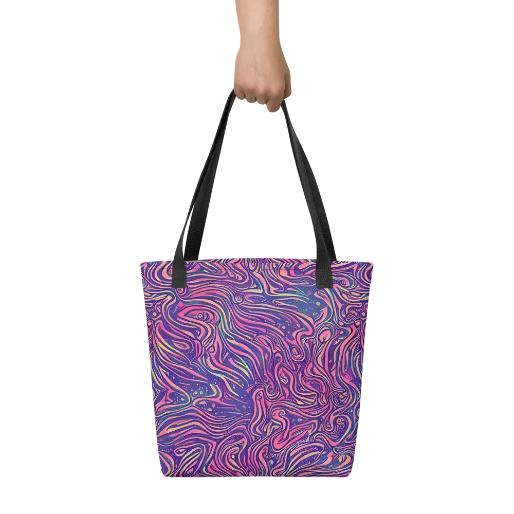 Electric Paisley on Tote Bag — Front