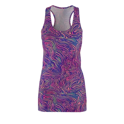Electric Paisley on a Racerback Dress