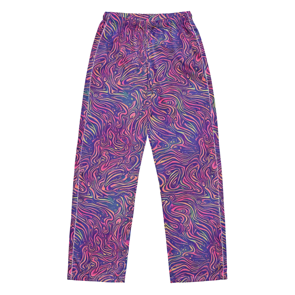 Electric Paisley on Women's Pajama Pants — Front