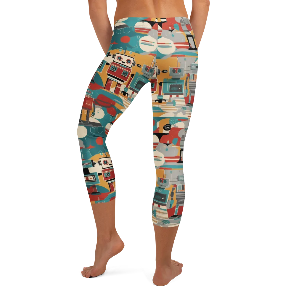 Chrome Daydream on Capri Leggings — Back