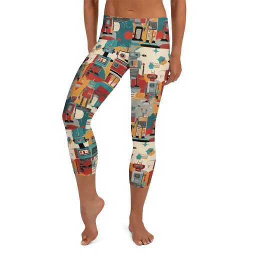 Chrome Daydream on a Capri Leggings