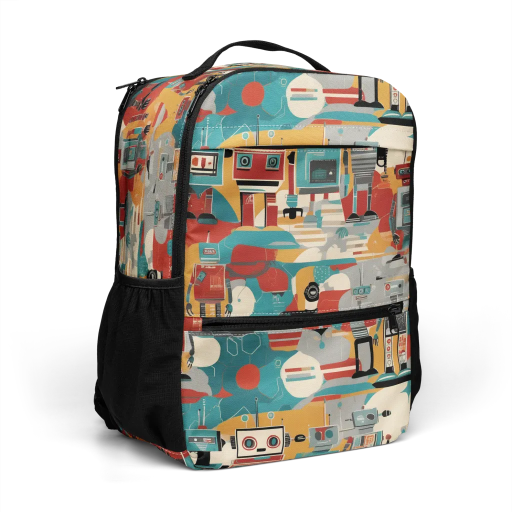 Chrome Daydream on Utility Backpack — Right Front