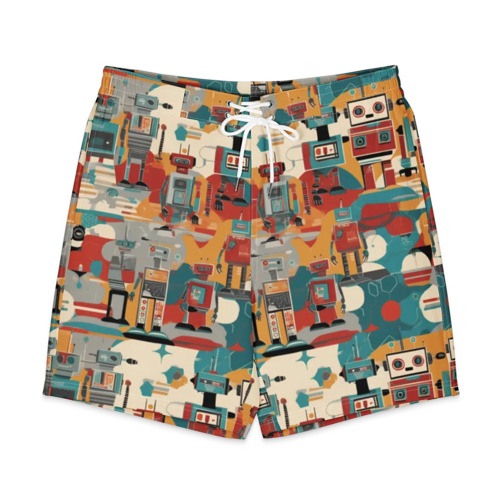 Chrome Daydream on Men's Board Shorts — Front