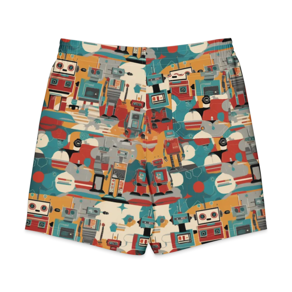 Chrome Daydream on Men's Board Shorts — Back