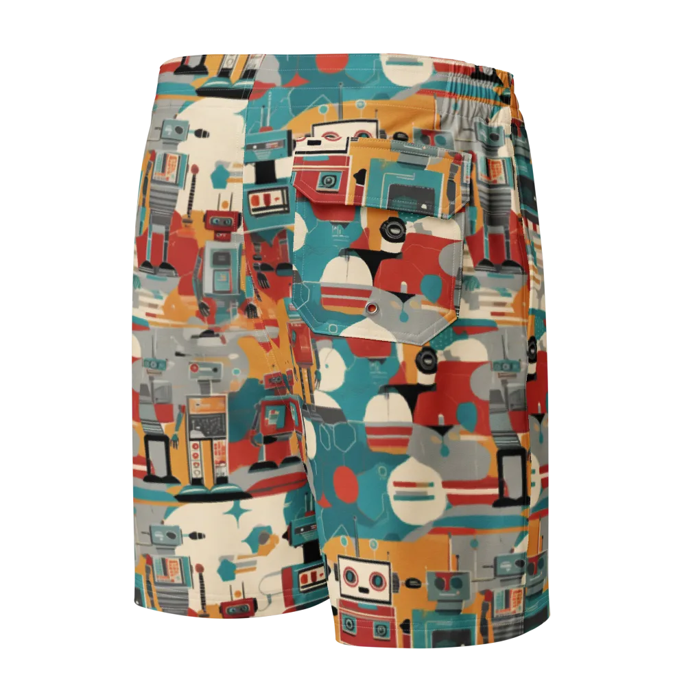 Chrome Daydream on Men's Board Shorts — Back
