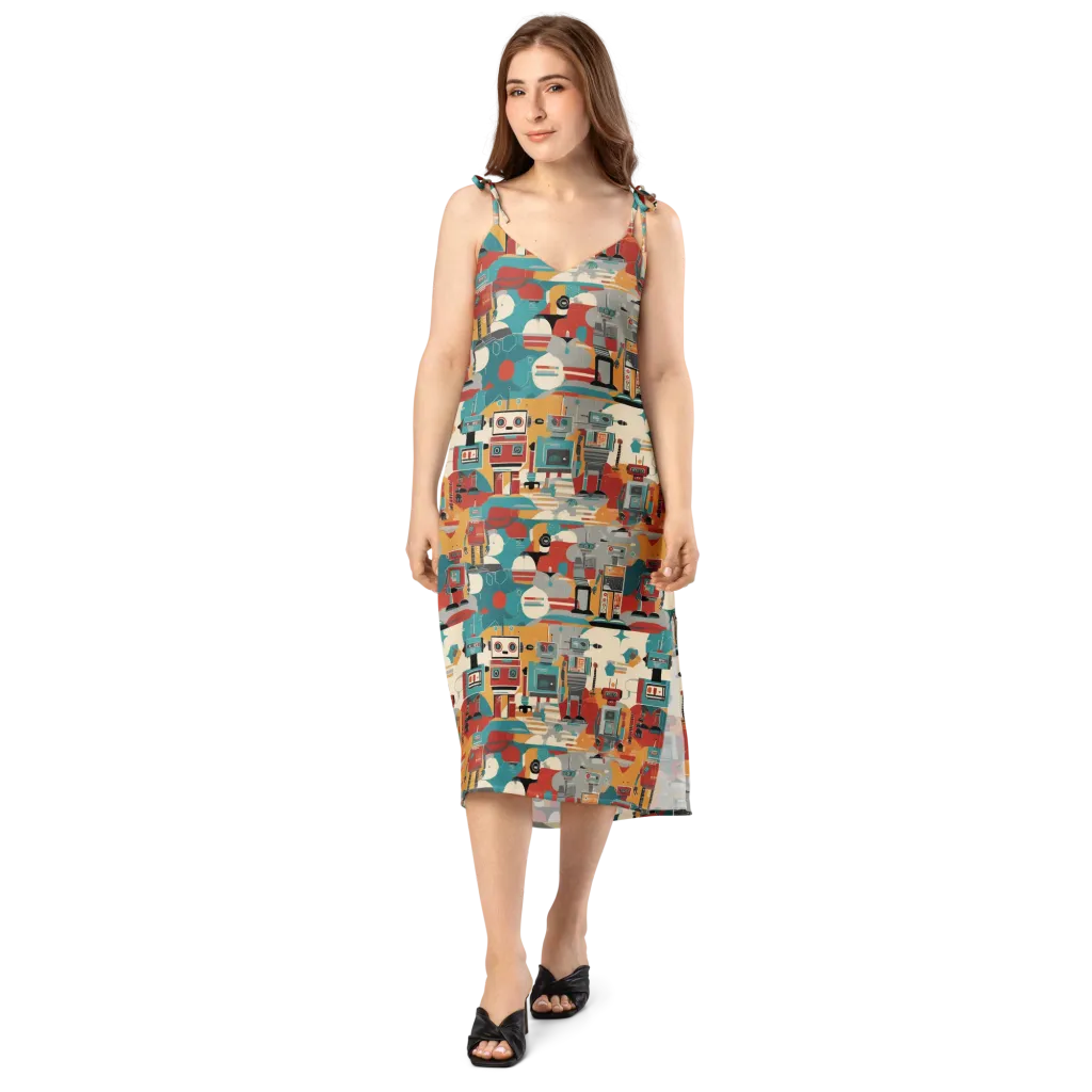 Chrome Daydream on Slip Dress — Front