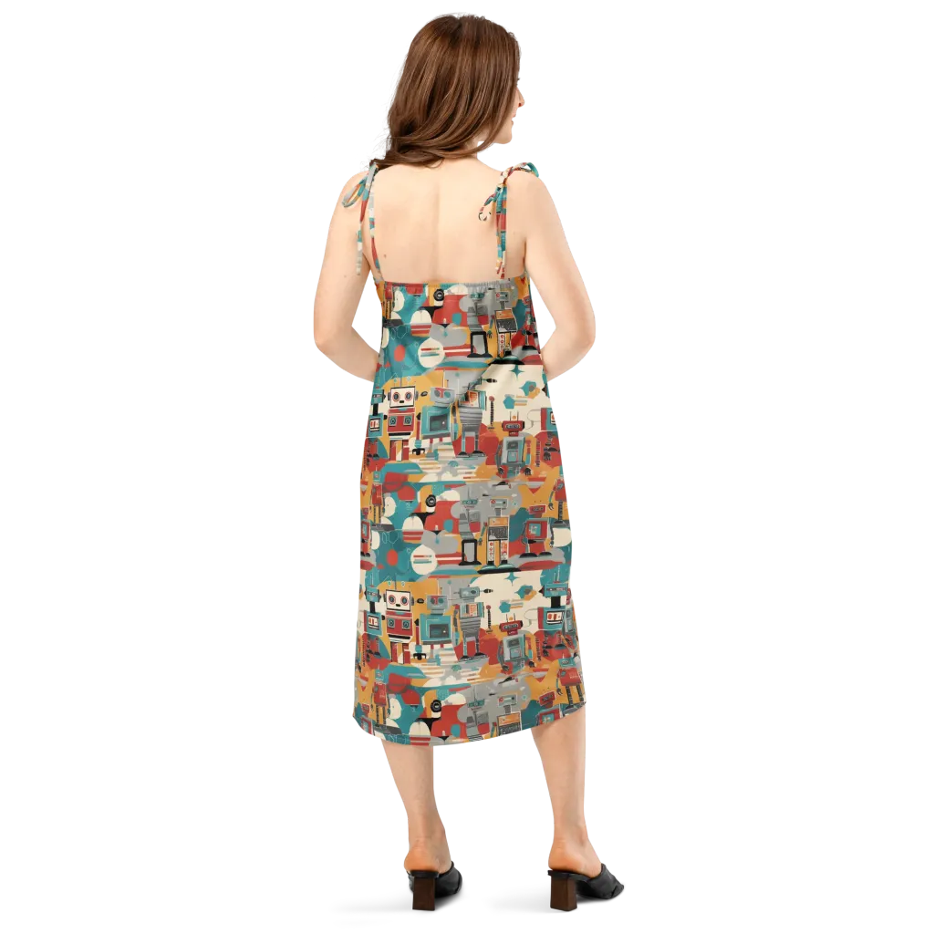 Chrome Daydream on Slip Dress — Back
