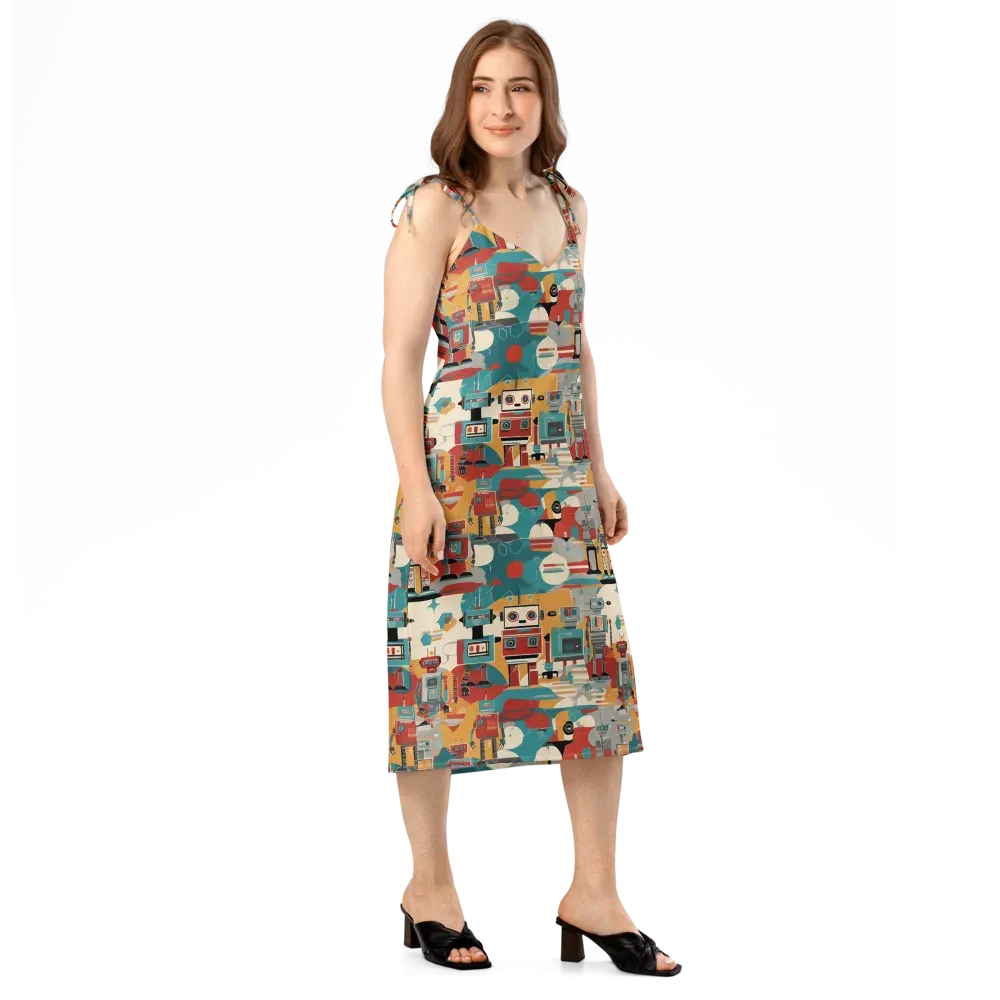 Chrome Daydream on Slip Dress — Right Front
