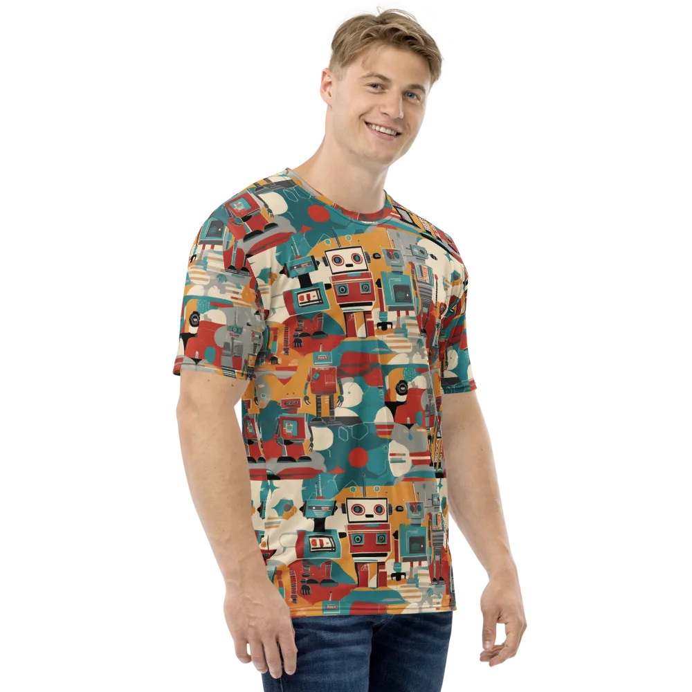 Chrome Daydream on Men's Crew Neck T-Shirt — Right