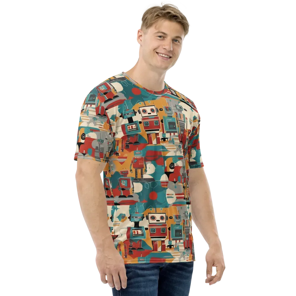 Chrome Daydream on Men's Crew Neck T-Shirt — Right