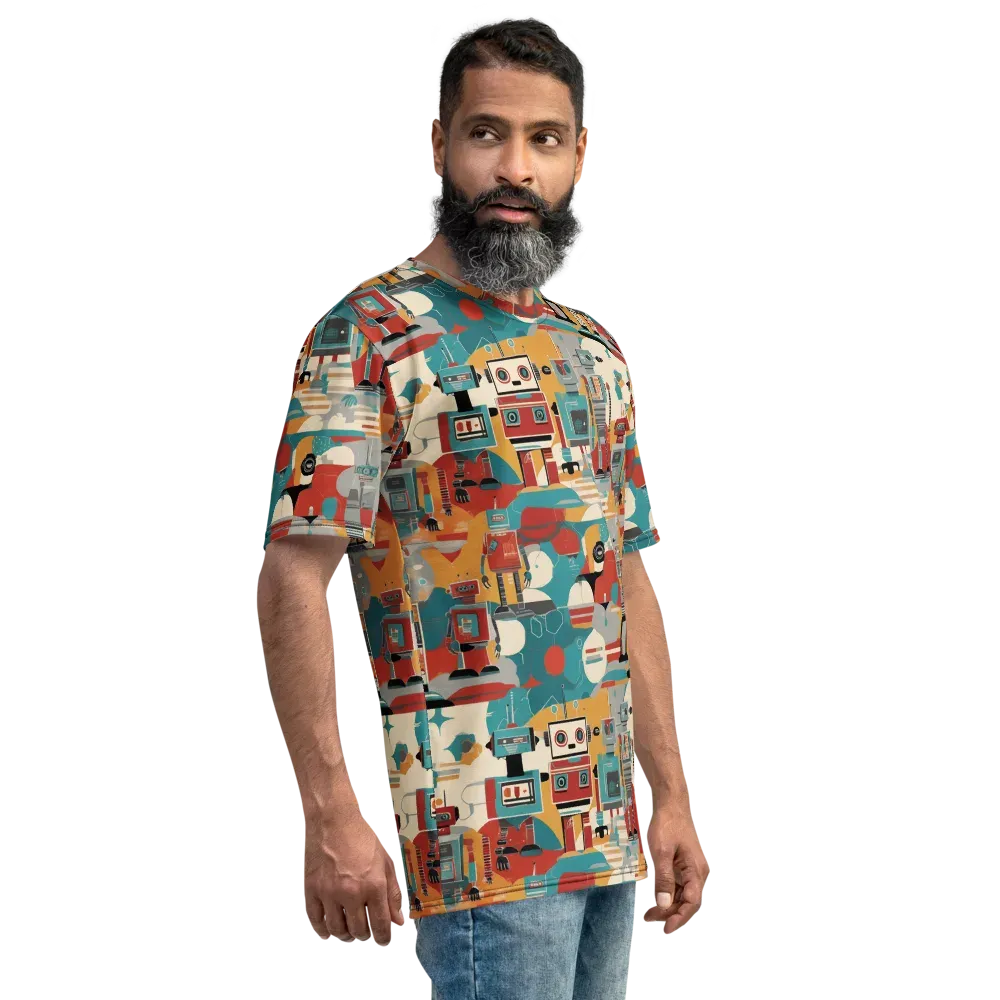 Chrome Daydream on Men's Crew Neck T-Shirt — Right