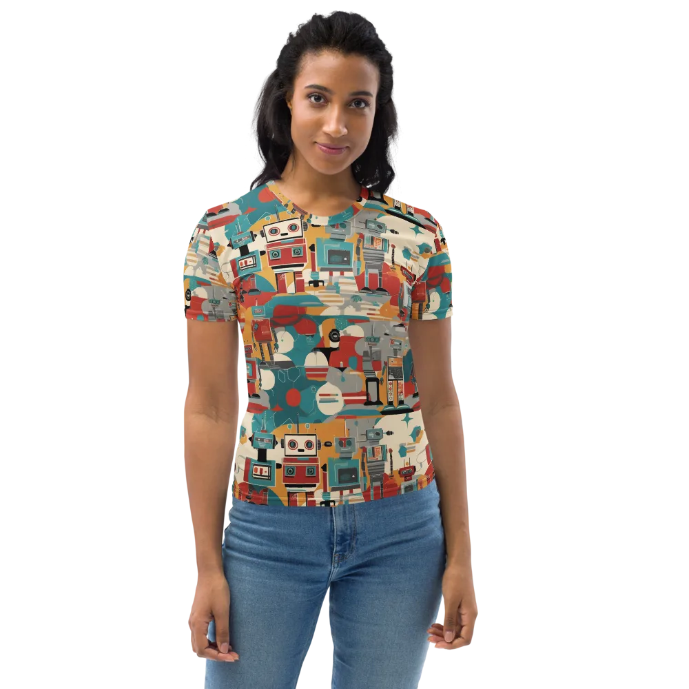 Chrome Daydream on Women's Crew Neck T-Shirt — Front