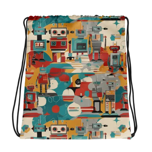Chrome Daydream on a Drawstring Bag