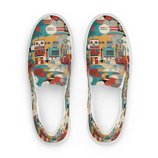 Chrome Daydream on a Women's Slip-On Canvas Shoes