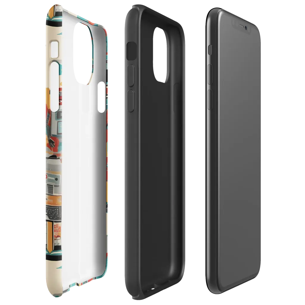 Chrome Daydream on Tough Case for iPhone® — Right