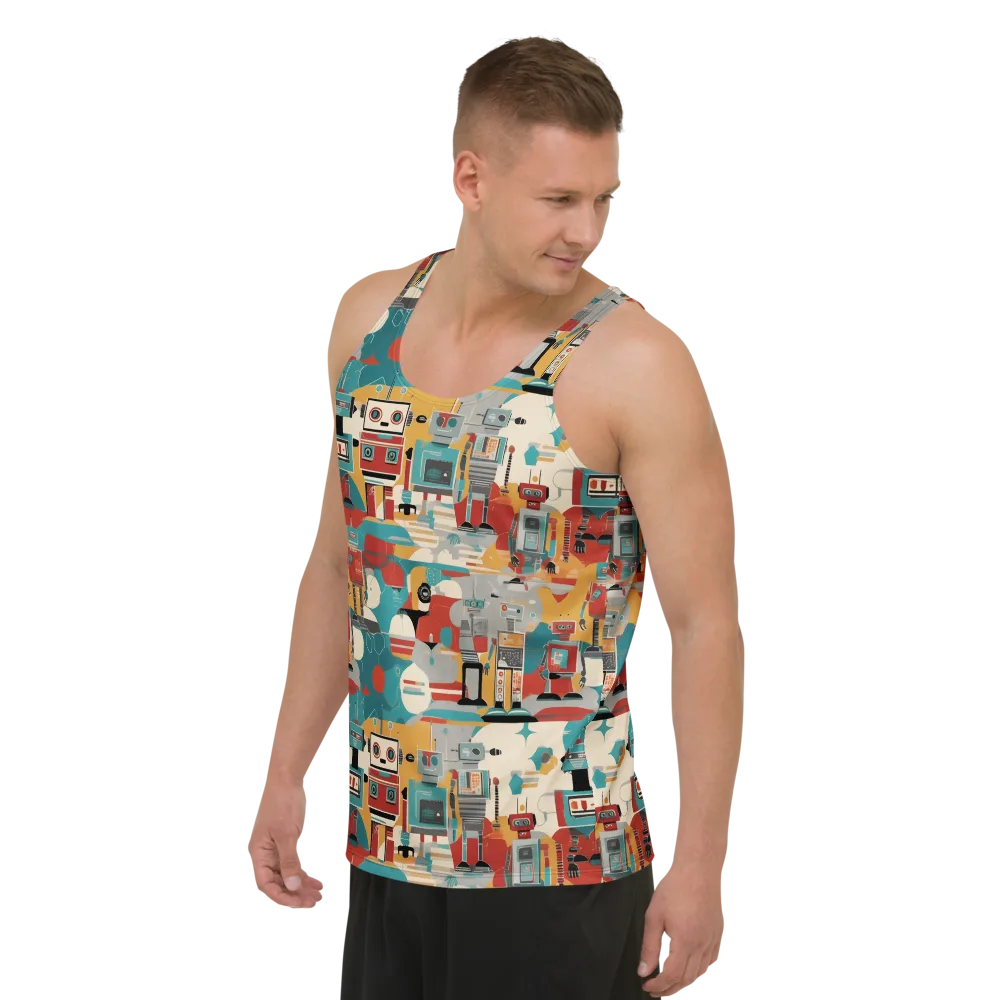Chrome Daydream on Men's Tank Top — Left Front