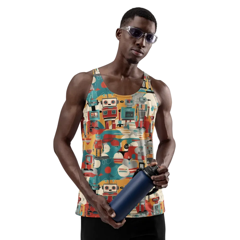 Chrome Daydream on Men's Tank Top — Front