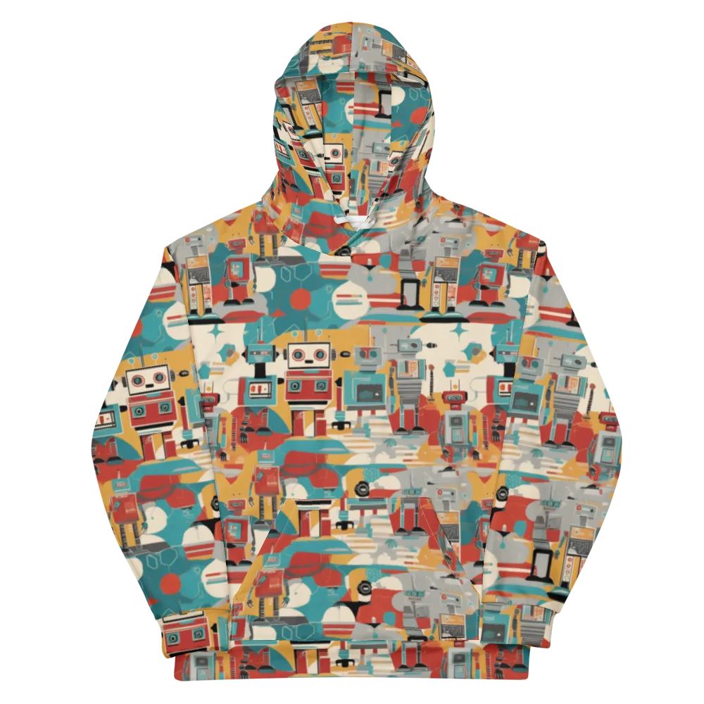 Chrome Daydream on Cotton Hoodie — Front
