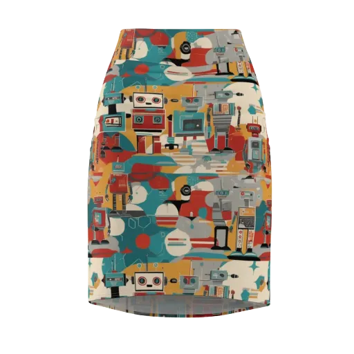 Chrome Daydream on a Pencil Skirt