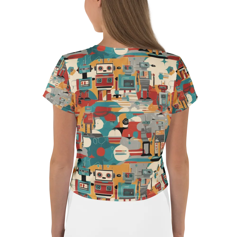 Chrome Daydream on Crop Tee — Back