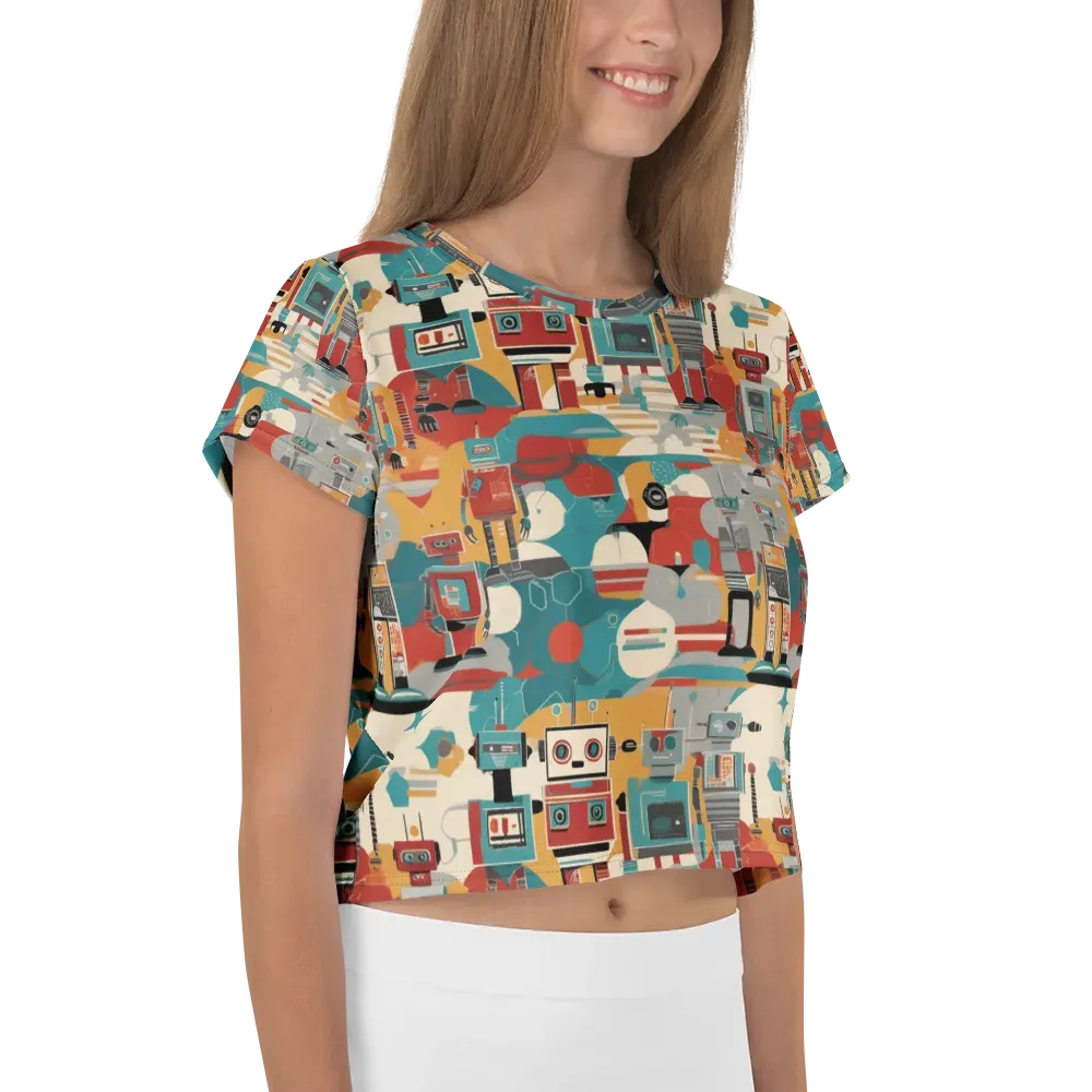 Chrome Daydream on Crop Tee — Right
