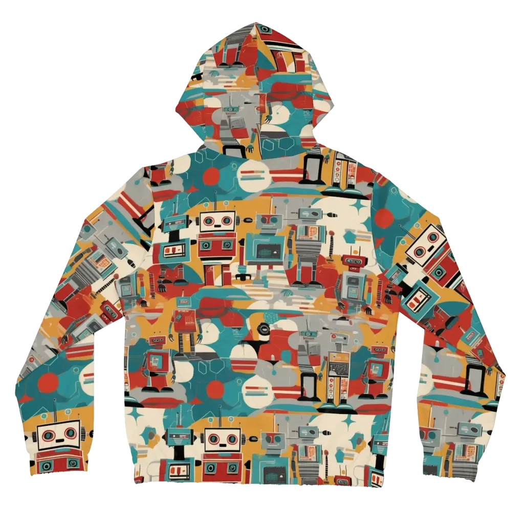 Chrome Daydream on Women's Full-Zip Hoodie — Back