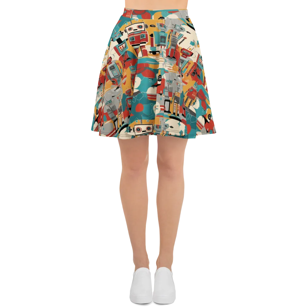 Chrome Daydream on Skater Skirt — Front