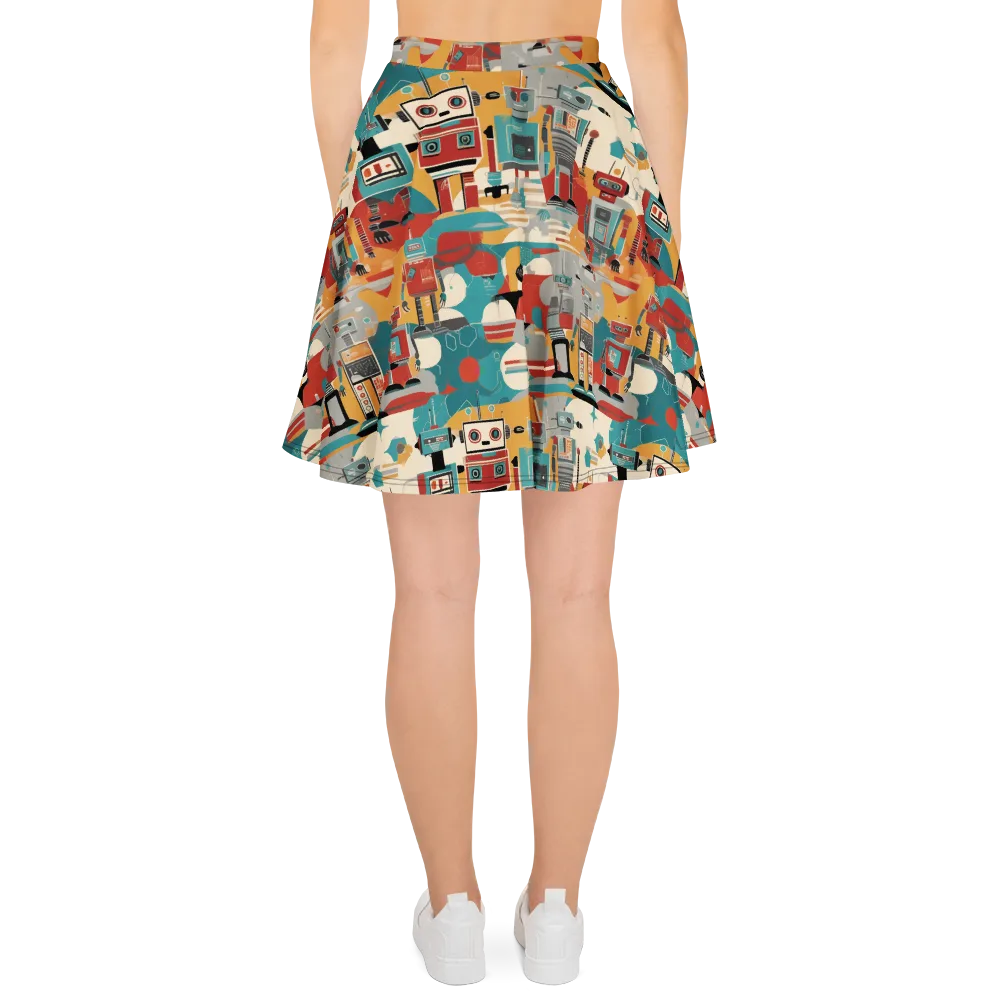 Chrome Daydream on Skater Skirt — Back