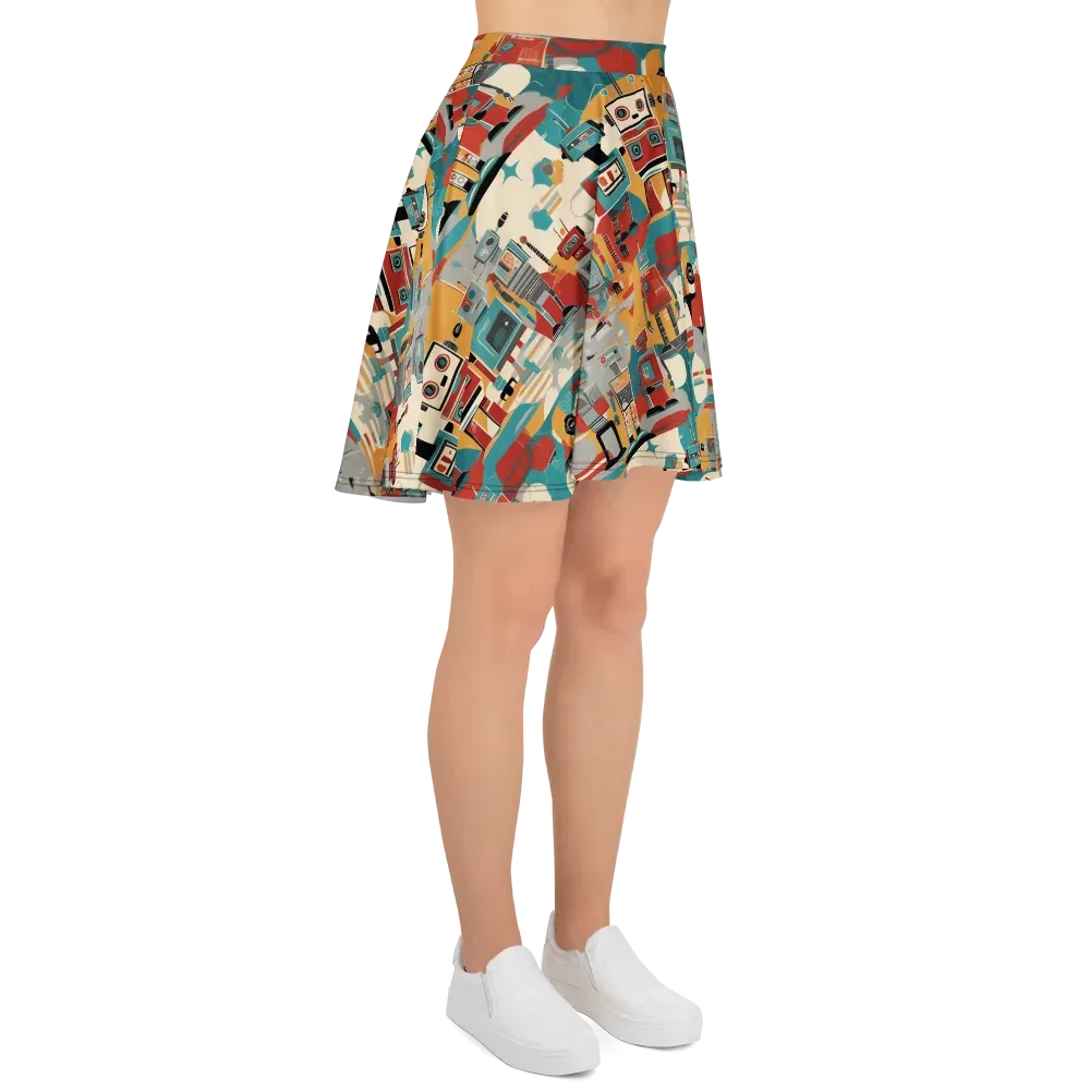 Chrome Daydream on Skater Skirt — Right