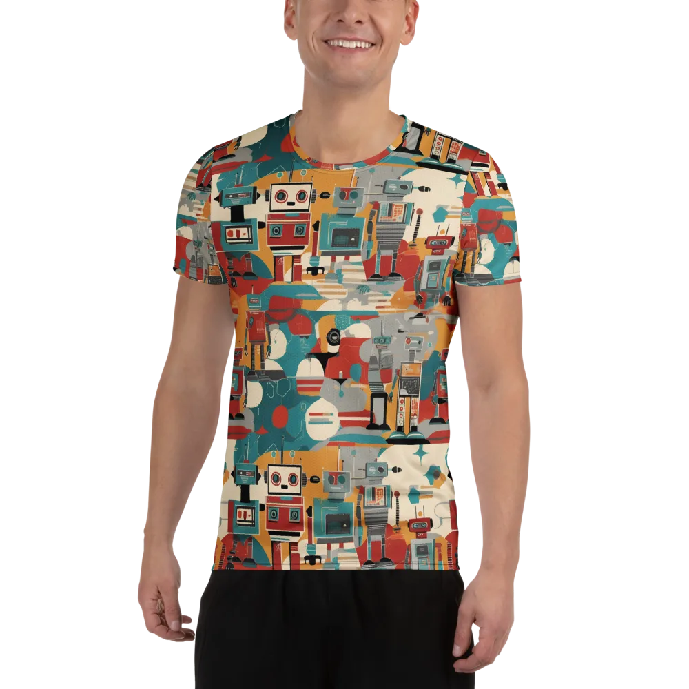Chrome Daydream on Men's Athletic T-Shirt — Front