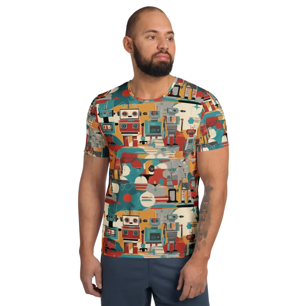 Chrome Daydream on Men's Athletic T-Shirt — Front