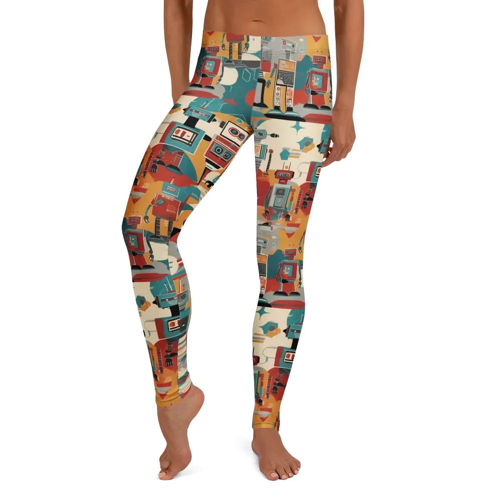Chrome Daydream on Leggings — Front