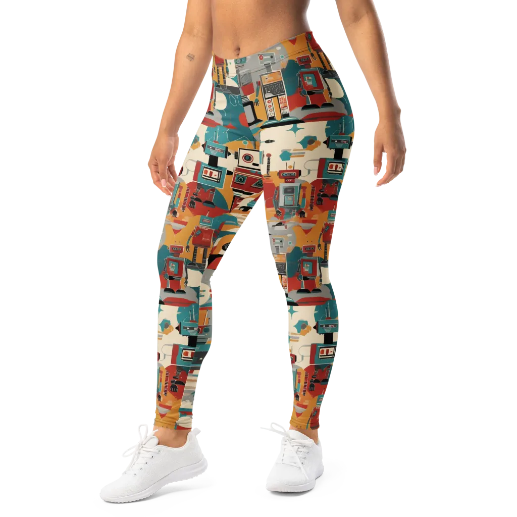Chrome Daydream on Leggings — Left Front