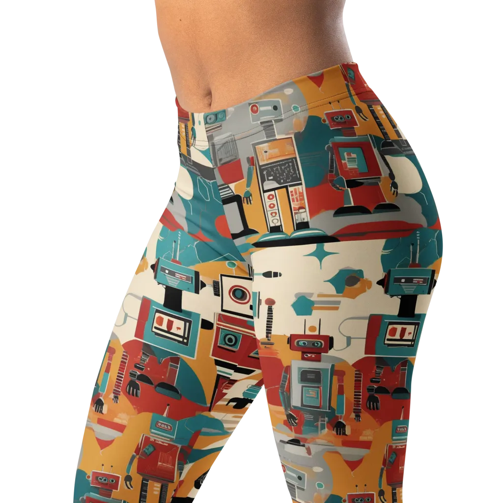 Chrome Daydream on Leggings — Left Front