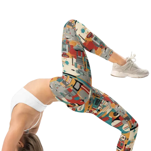 Chrome Daydream on a Leggings