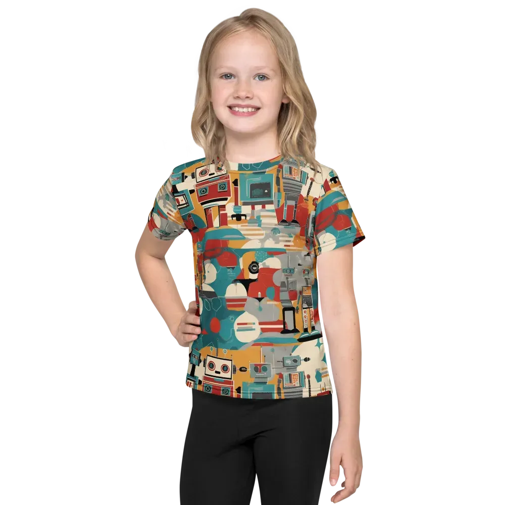 Chrome Daydream on Kids Crew Neck T-Shirt — Front