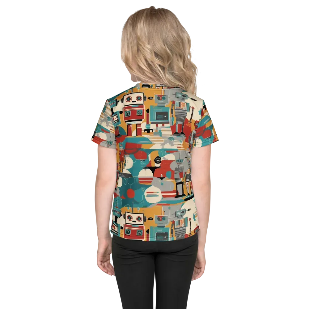 Chrome Daydream on Kids Crew Neck T-Shirt — Back